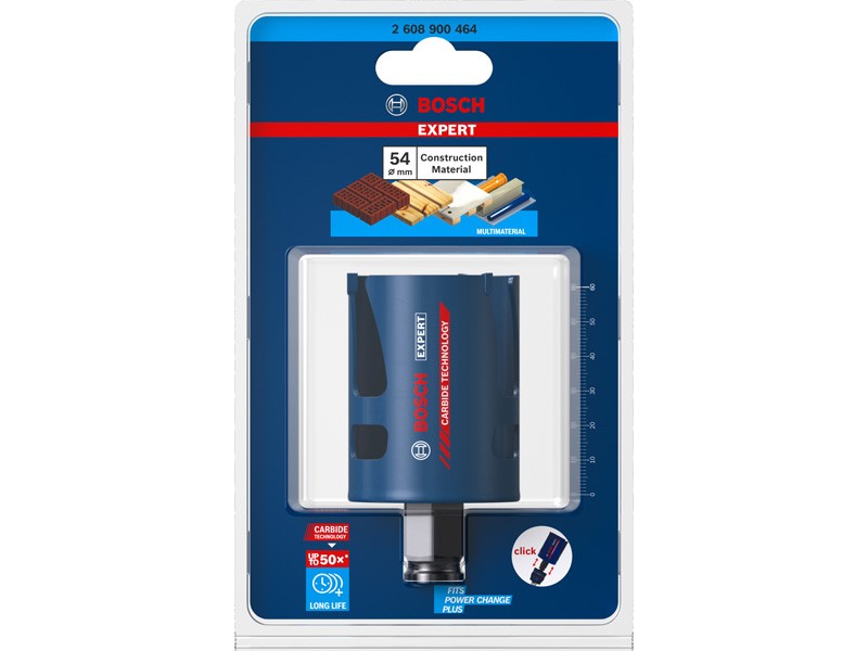 Žaga za izrezovanje lukenj Bosch EXPERT Construction Material, 54x60mm, 2608900464